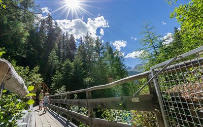 Wandern am Waalweg