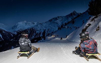 Nachrodeln in Sölden